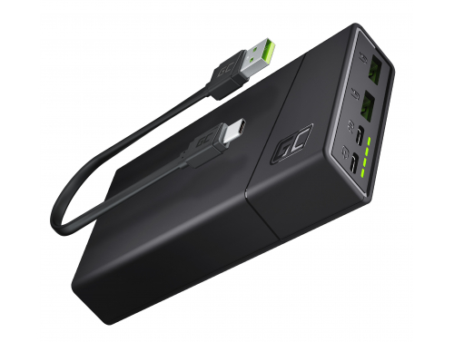 Power Bank Green Cell GC PowerPlay20 20000mAh con ricarica rapida 2x USB Ultra Charge e 2x USB-C Power Delivery 18W - OUTLET