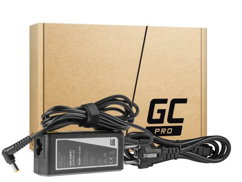 Alimentatore / Caricatore Green Cell PRO 19V 3.42A 65W per Acer Aspire 5741G 5742 5742G E1-521 E1-531 E1-531G E1-570 - OUTLET