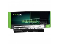 Green Cell Batteria BTY-S14 BTY-S15 per MSI GE60 GE70 GP60 GP70 GE620 GE620DX CR650 CX650 FX400 FX600 FX700 MS-1756 - OUTLET