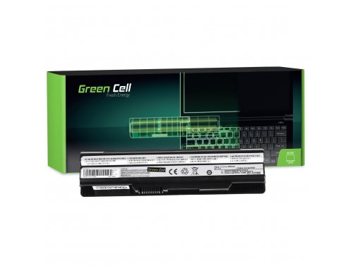 Green Cell Batteria BTY-S14 BTY-S15 per MSI GE60 GE70 GP60 GP70 GE620 GE620DX CR650 CX650 FX400 FX600 FX700 MS-1756 - OUTLET