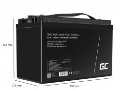GreenCell® Batteria AGM