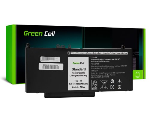 Green Cell Batteria 6MT4T 07V69Y per Dell Latitude E5270 E5470 E5570