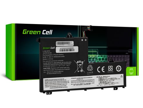 Green Cell Batteria L19C3PF1 L19D3PF1 L19L3PF8 L19M3PF1 per Lenovo ThinkBook 14-IIL 14-IML 15-IIL 15-IML