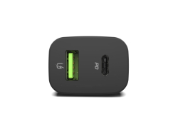 Caricabatteria per auto USB-C Power Delivery + USB Quick Charge 3.0 Green Cell