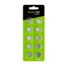 10x Batteria al litio Green Cell CR1620 3V 70 mAh