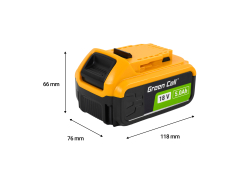 Batteria Green Cell per utensili elettrici DeWalt XR 18V 5Ah Batteria di ricambio per DCB184