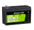 Green Cell CUBE LiFePO4 Batteria 7Ah 12.8V 89.6Wh LFP al litio 12V per UPS, Giocattolo allarme, CCTV Telecomunicazioni