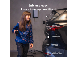 Green Cell GC HabuDen Wallbox 22kW 32A 7,5m Cavo Tipo 2 Stazione di Ricarica per Auto Elettriche EV con GC App Bluetooth WiFi