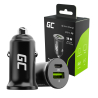 Green Cell Caricabatterie USB-C/USB per auto PowerRide Nano38, 38W Total Presa, PD 3.0 Ricarica rapida