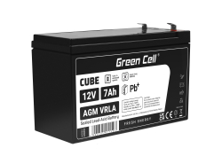 Green Cell® Batteria AGM 12V 7Ah accumulatore sigillata per UPS USV Batteria tampone Riserva la batteria