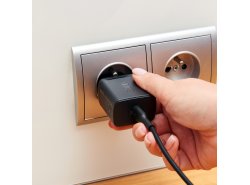 Greencell PowerSource Solo30 Caricatore USB C Nera Caricabatterie 30W Power Delivery