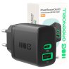 Greencell PowerSource Duo30 Caricatore USB/USB-C Nera Caricabatterie 30W Power Delivery