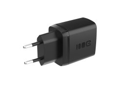 Greencell PowerSource Duo30 Caricatore USB/USB-C Nera Caricabatterie 30W Power Delivery