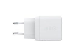 Greencell PowerSource Duo30 Caricatore USB/USB-C Bianco Caricabatterie 30W Power Delivery