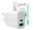 Greencell PowerSource Duo30 Caricatore USB/USB-C Bianco Caricabatterie 30W Power Delivery