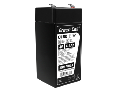 AGM Battery al piombo 4V 4.5Ah Ricaricabile Green Cell per l'alimentazione di giocattoli e torce elettriche