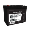 Green Cell CUBE AGM IP54 Batteria 12V 55Ah accumulatore sigillata falciatrice Scooter Peschereccio Trattorino