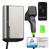 Green Cell GC HabuDen Wallbox 11kW 22kW 32A 7,5m NFC Cavo Tipo 2 Stazione di ricarica per auto elettriche con App GC BT WiFi