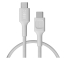 Cavo USB-C 0,3m 100W Greencell PowerStream Ricarica Rapida PD Snow White