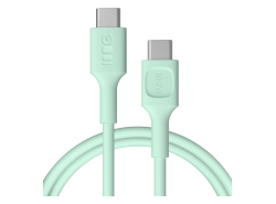 Cavo USB-C 1,2m 100W Greencell PowerFlex Ricarica Rapida PD Mint Green