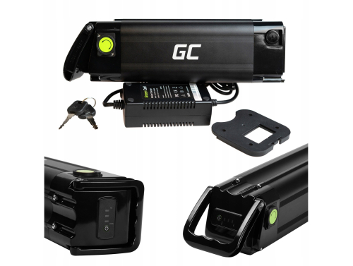 Batteria GC Silverfish per bici elettrica ebike con caricabatterie 24V 10,4Ah 250Wh XLR come Prophete. Produzione polacca.