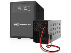 Green Cell Gruppo di continuità UPS 1200VA 800W con display LCD