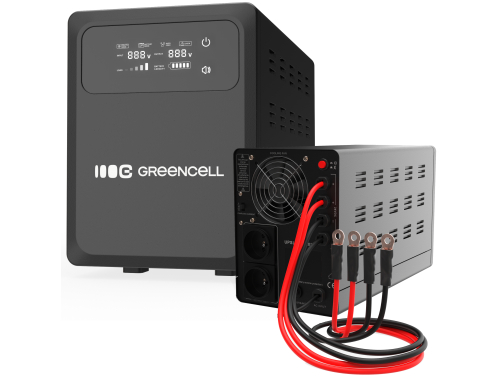 Green Cell Gruppo di continuità UPS 1500VA 1000W con display LCD
