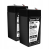 2x Batteria AGM 4V 4Ah accumulatore sigillata giocattoli per bambini Installazioni di allarme