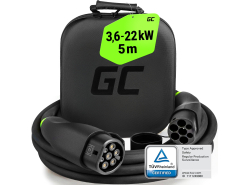GC Snap Tipo 2 Cavo EV 11kW / 22kW 5m per Tesla Model 3 S X Y, Fiat 500e, Peugeot e-208, Renault ZOE, Smart ForTwo, Kia EV6