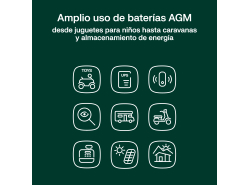 Green Cell ® Batteria al Gel AGM 12V 18Ah