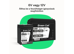 Green Cell ® Batteria al Gel AGM 12V 18Ah