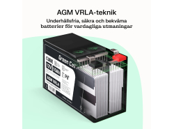 Green Cell ® Batteria al Gel AGM 12V 18Ah