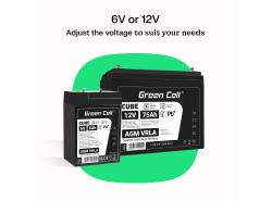 Green Cell ® Batteria al Gel AGM 12V 18Ah