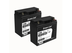 Green Cell ® Batteria al Gel AGM 12V 18Ah