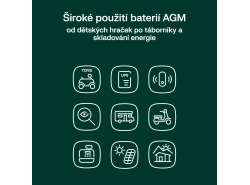 Green Cell® Batteria AGM 6V 12Ah accumulatore sigillata giocattoli per bambini Installazioni di allarme