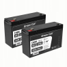2x Batteria AGM 6V 12Ah accumulatore sigillata giocattoli per bambini Installazioni di allarme