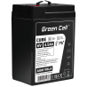 Batteria Green Cell AGM VRLA 6V 4.5Ah senza manutenzione per sistema di allarme cassa fiscale giocattolo - OUTLET