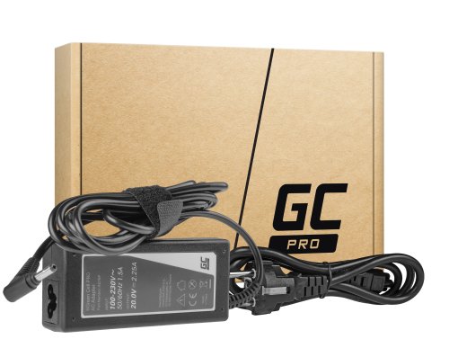 Alimentatore Caricabatterie Green Cell PRO 20V 2.25A 45W per Lenovo IdeaPad 110 110-15 100-15IBY 110-15IBR 320-15ISK - OUTLET