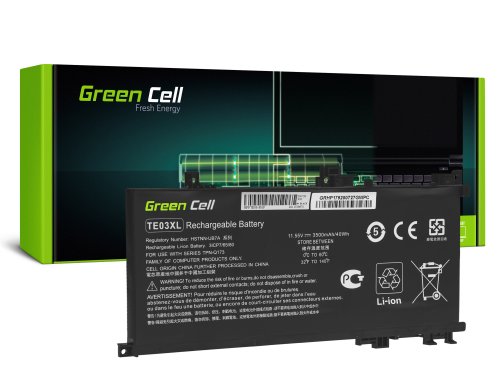 Batteria Green Cell TE04XL per HP Omen 15-AX202NW 15-AX205NW 15-AX212NW 15-AX213NW, HP Pavilion 15-BC501NW 15-BC505NW - OUTLET