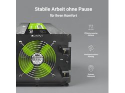 Green Cell® 500W/1000W Invertitore Onda Pura DC 12V AC 230V Convertitore di tensione