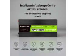 Green Cell® 500W/1000W Invertitore Onda Pura DC 12V AC 230V Convertitore di tensione