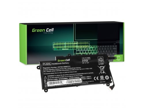 Batteria Green Cell PL02XL 751875-001 per HP Pavilion x360 11-N 11-N001EW 11-N022NW 11-N032EW 11-N032NW HP x360 310 G1 - OUTLET