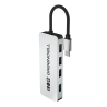 Adattatore Basic HUB Greencell USB-C 4in1 (4×USB-A 3.0) – veloce trasferimento fino a 5 Gb/s, custodia in alluminio