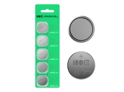 5x batteria Litio CR2025 CR 2025 3V 160mAh Greencell batteria pastiglia Blister
