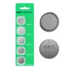 5x batteria litio CR1620 CR 1620 3V 70mAh Greencell bottone Blister
