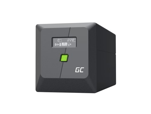 Alimentatore UPS Greencell 1000VA 600W PowerProof con display LCD