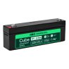 Greencell AGM VRLA 12V 2.5Ah senza manutenzione batteria per cassa fiscale, giocattoli, telecamere (178x36x66mm)