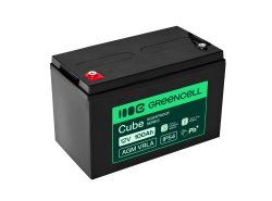 Greencell AGM VRLA 12V 100Ah senza manutenzione batteria per alimentatore UPS, bilancia, camper (332x175x220mm)