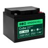 Greencell AGM VRLA 12V 50Ah batteria senza manutenzione per alimentatore UPS, bilancia, camper (197x166x170mm)