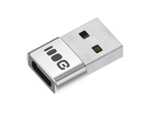 Adattatore Plug&Play Greencell 2.4A USB-A a USB-C 480 Mbps 12W alluminio